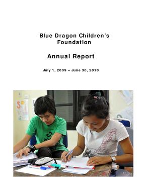 Blue Dragon Annual Report 2009-2010