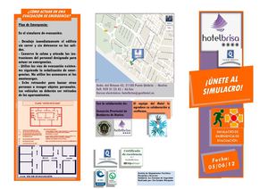 Tríptico Plan de Autoprotección Hotelero