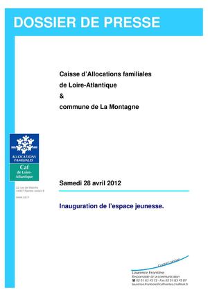 inauguration de l'espace jeunesse