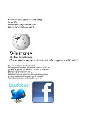 servicios de internet