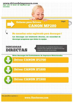 Descargar Driver de Canon mp280