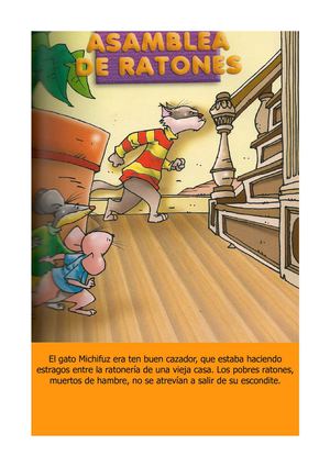 Asamblea de ratones Fábula