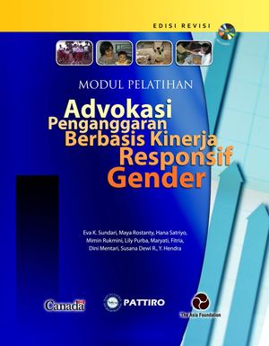 Modul Pelatihan Advokasi Penganggaran Berbasis Gender