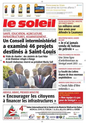 Edition du 7 juin 2012