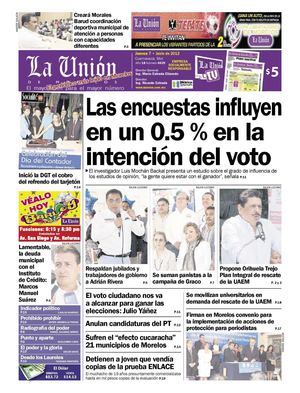 La Unión de Morelos 07 Junio 2012