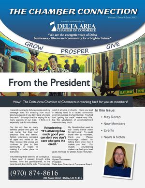 Delta Area Chamber of Commerce June 2012 Newsletter