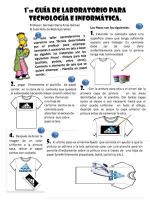 1°er Taller de Laboratorio para Tecnología e Informática