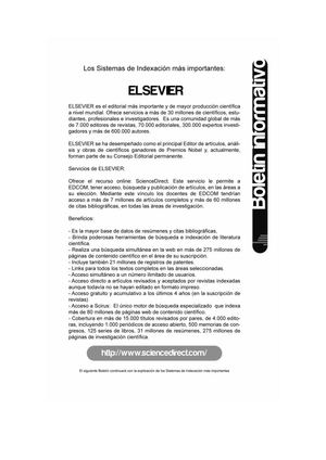 Ejemplo de Boletín Informativo - Plan de Comunicación INDEXA EDCOM