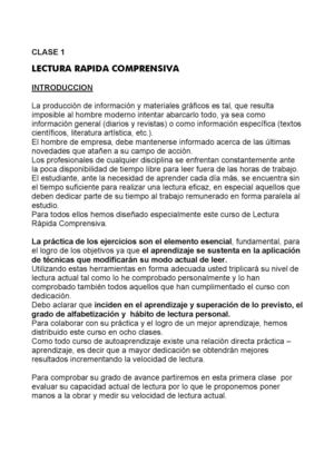 LECTURA VELOZ 1