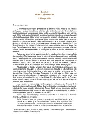 "Sistemas Psicológicos"