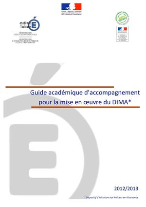 Dispositif d'initiation aux métiers en alternance