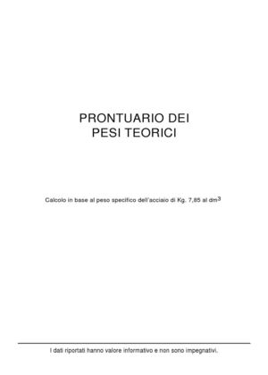 PRONTUARIO acciaio