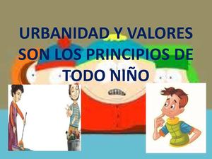 urbanida y valores
