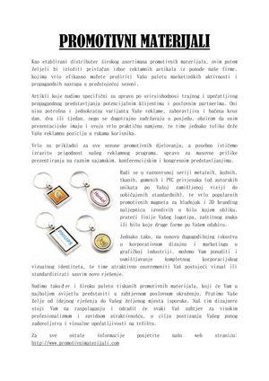 Promotivni materijali