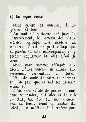 Extrait journal d'un survivant