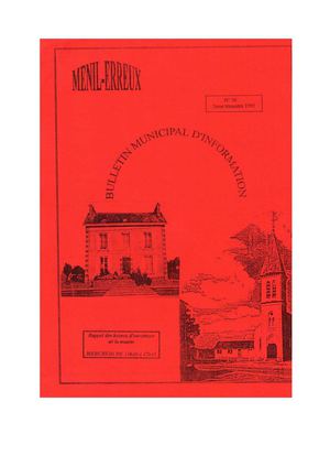 bulletin n° 30 2e trimestre 1995 Ménil Erreux
