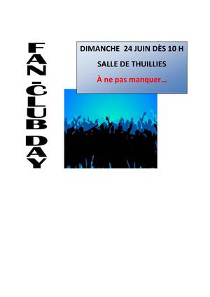 'Fan Club Day' du JSCT à Thuillies. (24/06/12 dès 10h)
