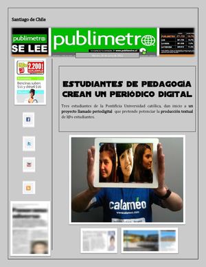 periódico digital-proyecto Tic´s