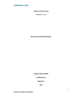 Proyecto de Vida