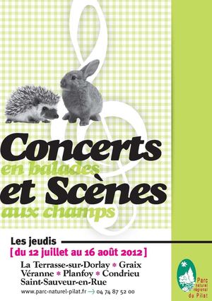 Tourisme Pilat - Concerts en balades et scènes aux champs 2012