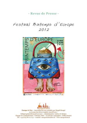 Revue de Presse Festival Printemps d'Europe 2012