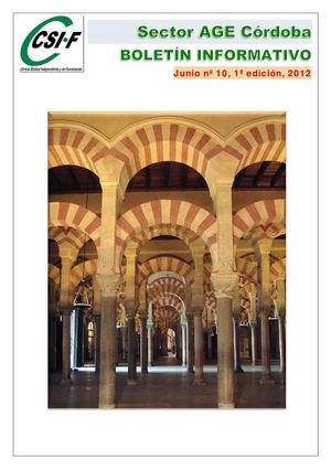 BOLETÍN INFORMATIVO SECTOR AGE CÓRDOBA Nº 10, JUNIO 1ª edición