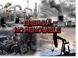 Las energías no renovables
