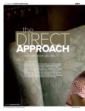 Drew Barrymore: "The Direct Approach"