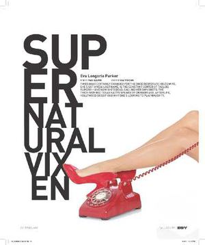 Eva Longoria: "Supernatural Vixen"