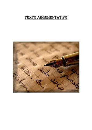 TEXTO ARGUMENTATIVO Caratula