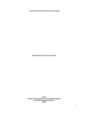 Conceptos Básicos de Investigación