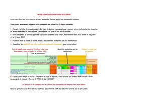 Mode d-emploi pour CommandesFournituresScolaires 2012-1