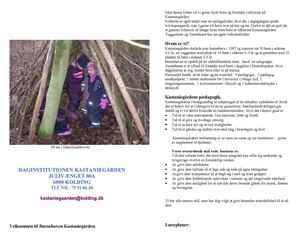 Velkomstfolder Kastanjegården