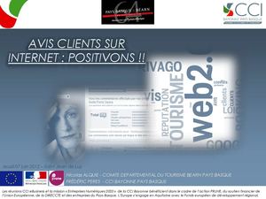 Conférence "Avis clients dans le Tourisme" - Frédéric PERES -Nicolas ALQUIE - Saint Jean de Luz - 07 juin 2012