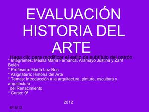 historia del arte