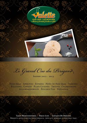 Catalogue Valette Tarif pro 2012-2013