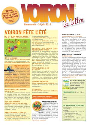 Lettre de Voiron n° 569 du 20 juin 2012 (2.8 Mo)