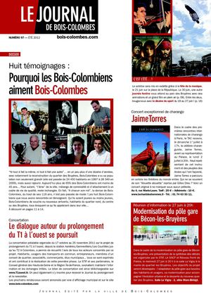 Le JBC 97 : Le Journal de Bois-Colombes - Été 2012