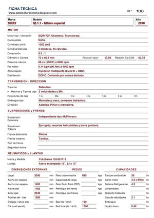 Chery QQ 1.1 Ed Especial 2010 (100)