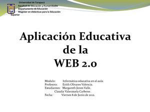 Educación y Web 2.0