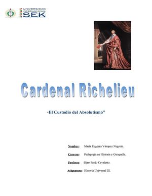 Cardenal Richelieu