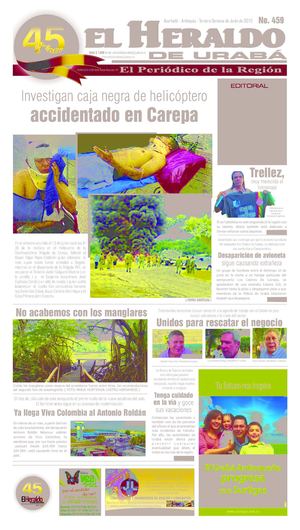 EL HERALDO DE URABA tercera semana de junio de 2012 Edicion 459