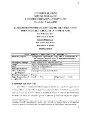 La argumentación oral