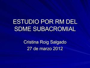 Sindrome subacromial