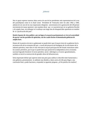 Editorial raul leoni