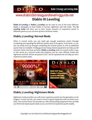 Diablo3LevelingGuide