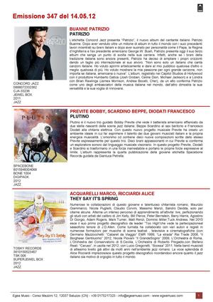 Emissione 347 del 14.05.12