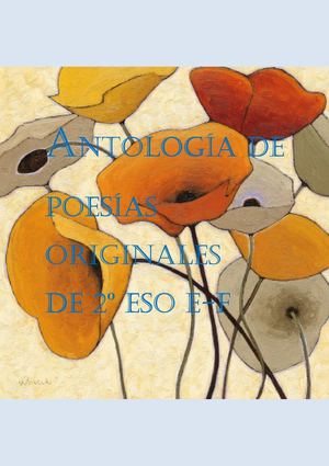 selección de poemas de 2º ESO