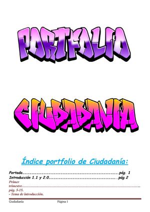 potfolio ciudadanía 2ºESO
