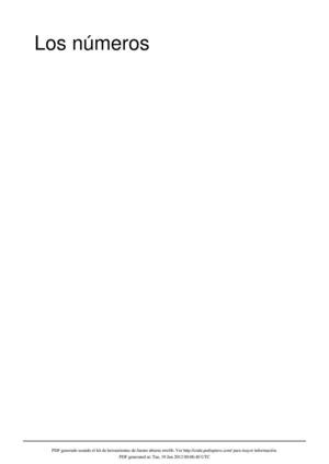 Los números - Del Natural al Real